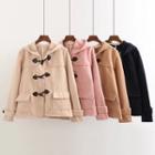 Toggle Pocket-accent Hooded Jacket