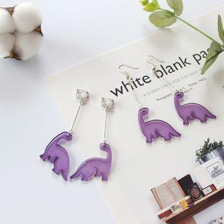 Acrylic Dinosaur Drop Earring