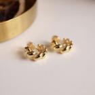 Twixt3ed Clip On Earring 1 Pair - Clip On Earring - Gold - One Size