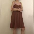 Strappy Two-tone A-line Dress
