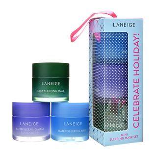 Laneige - Mini Sleeping Mask Celebrate Holiday Edition Special Set 3 Pcs