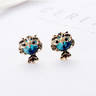 Owl Print Earrings