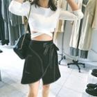 Cropped Cross Strap Top