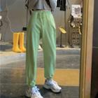 Long-sleeve Button-up Top / Sweatpants