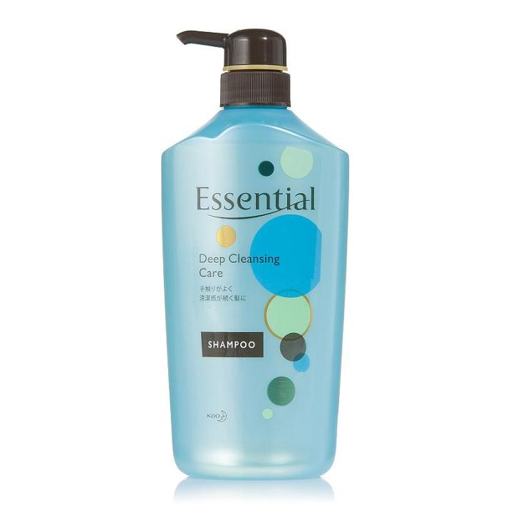 Kao - Essential Deep Cleansing Care Shampoo (blue) 750ml