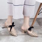 Bow Pointy Toe Sandals