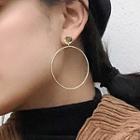 Large Circle Earring Gold - One Size