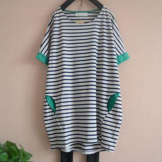 Panel Stripe Short-sleeve T-shirt