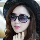 Bow Accent Oversized Sunglasses