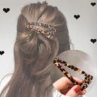 Leopard Print Acrylic Hair Clip