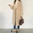 Handmade Wool Blend Wrap Coat