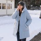Hooded Faux-fur Lined Padded Jacket