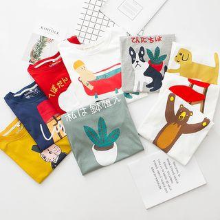 Short-sleeve Print T-shirt (various Design)