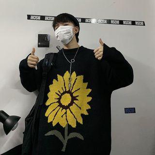 Sunflower Jacquard Sweater