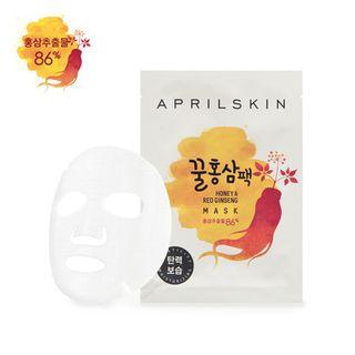 April Skin - Honey & Red Ginseng Mask 1pc 25g