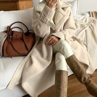 Dumble Trench Coat With Belt Ivory - One Size