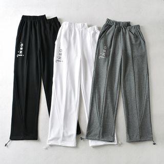 Irregular Drawstring-cuff Sweatpants