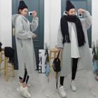 Tall Size Long Zip-up Hoodie
