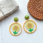 Sunflower Acrylic Dangle Earring