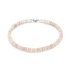 925 Sterling Silver Fashion Elegant Freshwater Pearl Beaded Necklace Silver - One Size