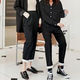Color-block Dress Pants