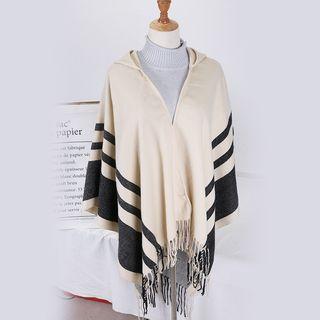 Striped Hooded Cape