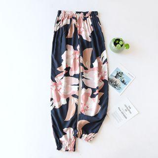 Floral Print Harem Sleep Pants