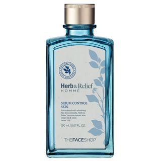 The Face Shop - Herb Relief Homme Oil Control Skin 150ml