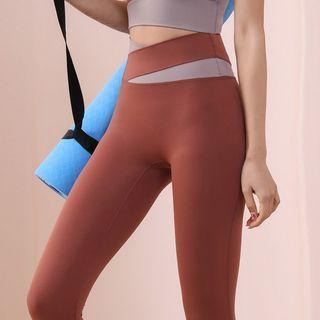 Two-tone High Waist Sports Leggings