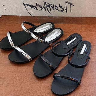 Dual-band Slide Sandals
