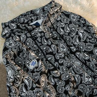 Long-sleeve Cashew Flowers Printed Hoodie