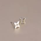 Alloy Clover Earring 1 Pair - As Shown In Figure - One Size