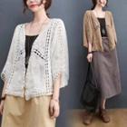 Eyelet Open Jacket