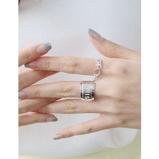 Lettering Bold Ring