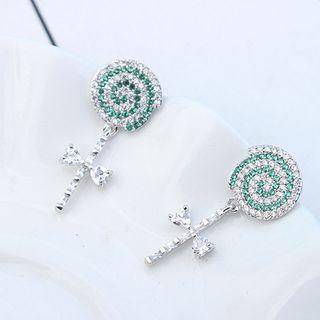 Cz Lollipop Earring