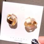 Knot Stud Earring 1 Pair - As Shown In Figure - One Size