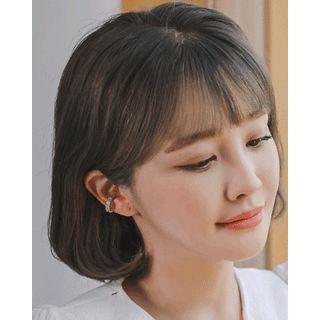 Rhinestone Hoop Ear Cuff (1 Pc)