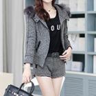 Set: Hooded Jacket + Shorts