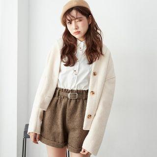 Fleece Cropped Jacket
