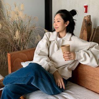 Fleece-lined Anorak Sweatshirt
