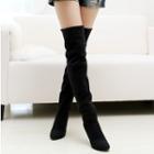 High-heel Ruched Over-the-knee Boots