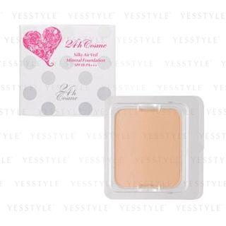 24h Cosme - Silky Air Veil Mineral Foundation Spf 30 Pa+++ (#02 Natural Ocher) (refill) 11g