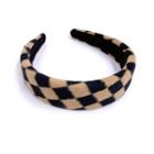 Checker Chenille Headband