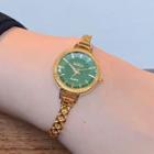 Retro Stainless Steel Bracelet Watch A100 - Vintage Green - One Size