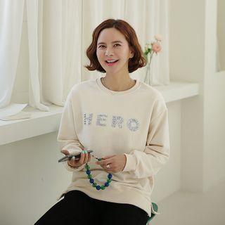 Hero Letter Sequin Sweatshirt