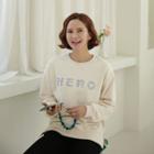 Hero Letter Sequin Sweatshirt