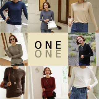 Set Of 2: Textured Colored T-shirt