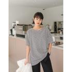 Plus Size Boxy Stripe T-shirt
