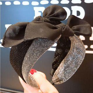 Glitter Bow Headband