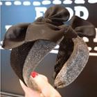 Glitter Bow Headband